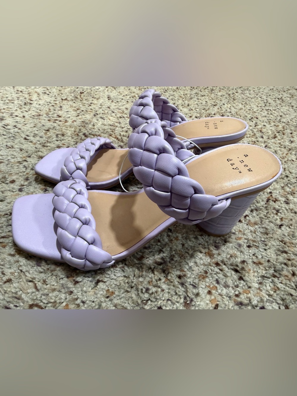 A New Day Lilac Sandals - Picture 2 of 6